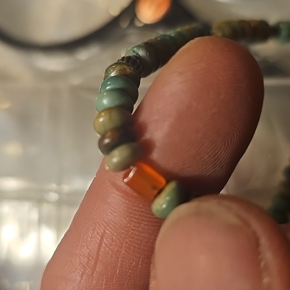 Carolyn Pollack Multicolor Turquoise Beaded Necklace 18inch/36inch end to end - Picture 16 of 17